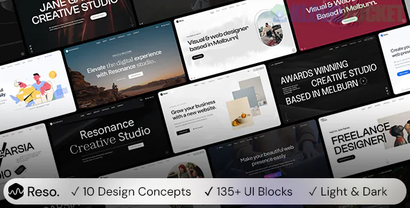 Resonance - Creative Modern Agency, Freelancer & Portfolio WordPress Theme 1.4.4