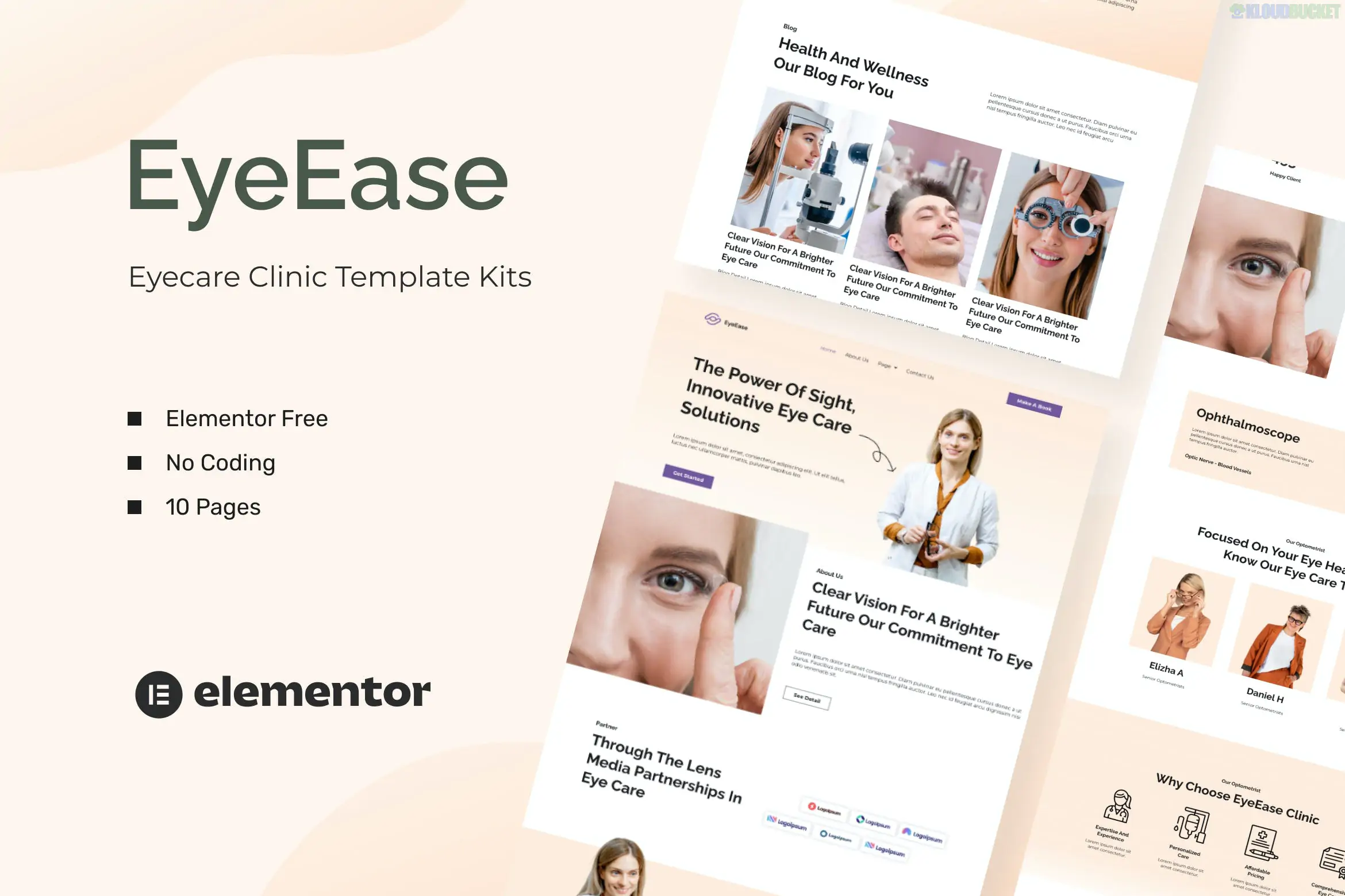 EyeEase - Eyecare Clinic Template Kit
