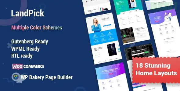 Landpick - Multipurpose Landing Pages WordPress Theme 1.5.0