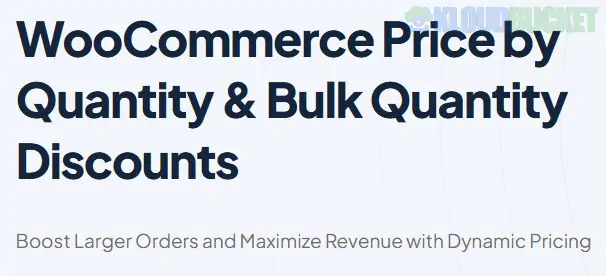 WooCommerce Price by Quantity & Bulk Quantity Discounts 4.0.0
