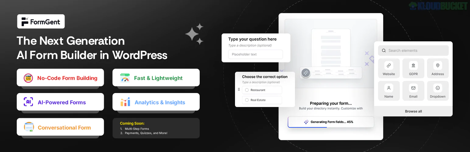 FormGent Pro - Next Generation AI Form Builder 0.9.2