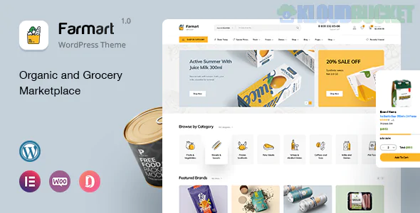 Farmart Theme | Organic & Grocery Marketplace WordPress Theme 1.2.6