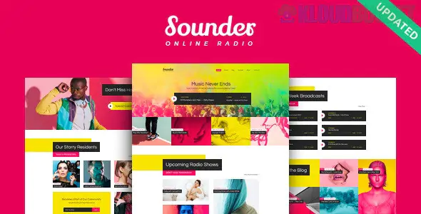 Sounder | Online Radio WordPress Theme 1.3.5