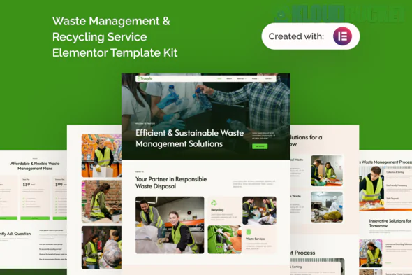 Tracyle - Waste Management & Recycling Service Elementor Template Kit 1.2.0