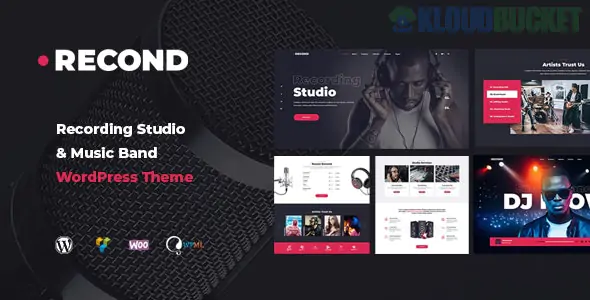 Recond - Recording Studio & Music Band WordPress Theme 1.1.7