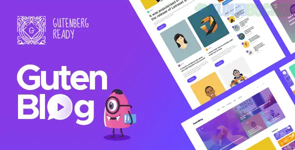 Gutenblog - Modern Blog WordPress Theme 1.2