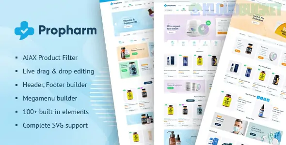 Propharm - Pharmacy & Medical WordPress WooCommerce Theme 1.6