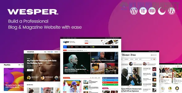 Wesper - WordPress Theme for Blogs & Magazines 1.1.7