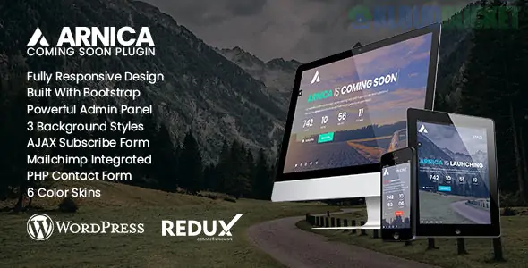 Arnica - Creative Coming Soon WordPress Plugin 1.9