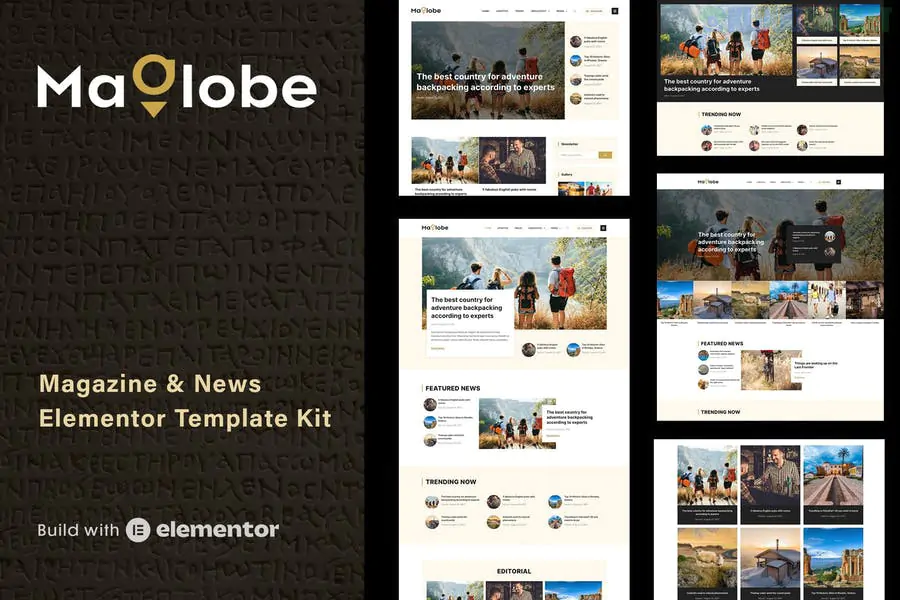 Maglobe - Magazine & News Elementor Template Kit