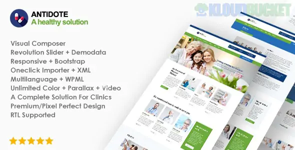 Antidote - Health & Medical Wordpress Theme 1.1.9