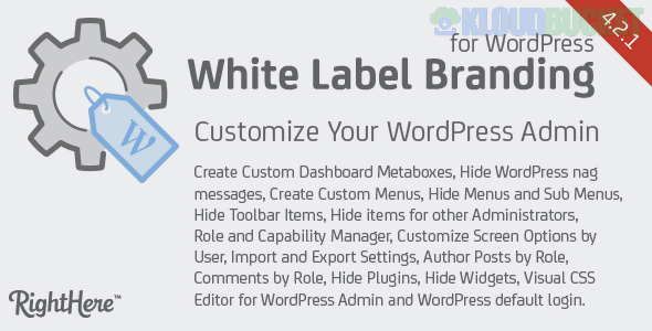 White Label Branding for WordPress 4.2.9