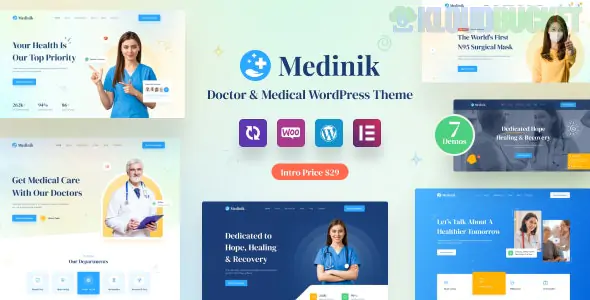 Medinik - Doctor & Medical WordPress Theme 1.3.7