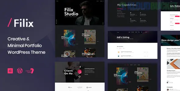 Filix - Creative Minimal Portfolio WordPress Theme 1.3.1