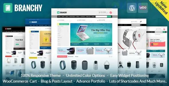 Branchy - WooCommerce Responsive Theme 1.0