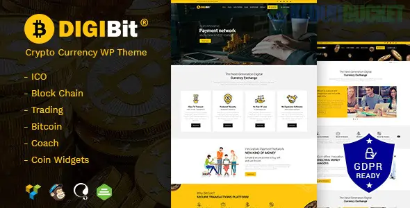 DigiBit - Cryptocurrency Mining WordPress Theme 2.8