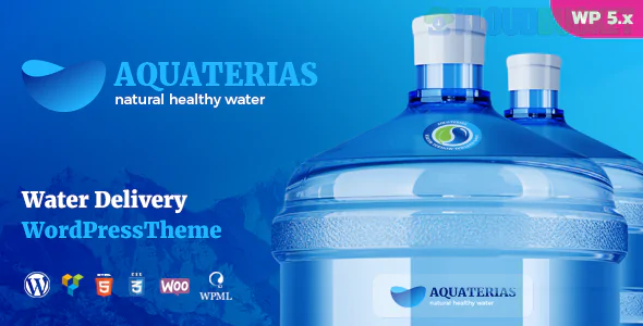 Aquaterias - Bottled Drinking Water Delivery WordPress Theme 1.3.3