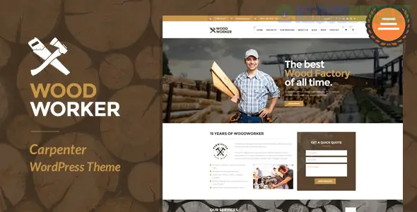 WoodWorker - Carpenter Handy Service WordPress Theme 3.9.1