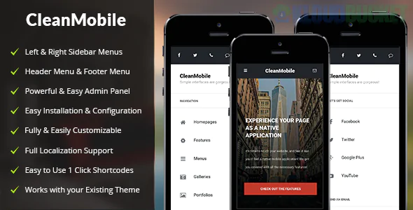 Clean Mobile | Mobile WordPress Theme 1.5