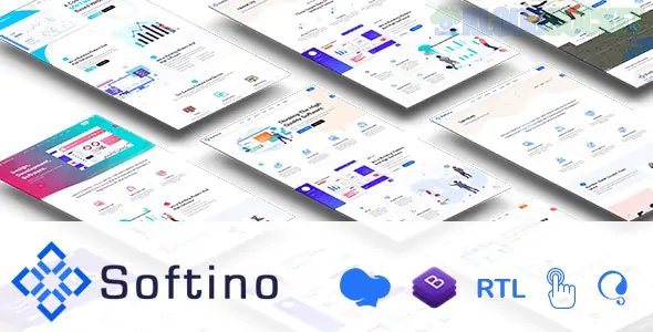 Softino - Multipurpose Software Landing Page WordPress Theme 1.1