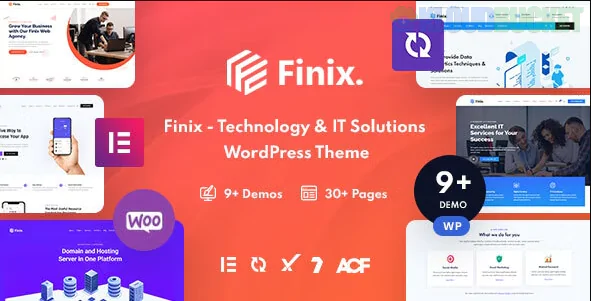 Finix - Technology & IT Solutions WordPress Theme 2.0.0