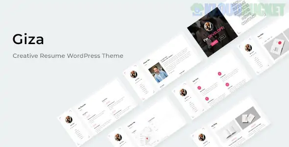 Giza - Creative Resume WordPress Theme 1.0.0