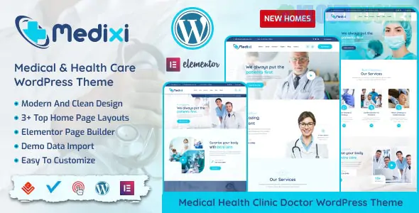 Medixi - Doctor & Medical Care WordPress Theme 1.2.2