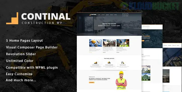 Continal - Construction & Business WordPress Theme 1.5.0