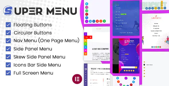Super Floating and Fly Menu - Sticky, side, one page navigator, off-canvas menu plugin 2.3.0
