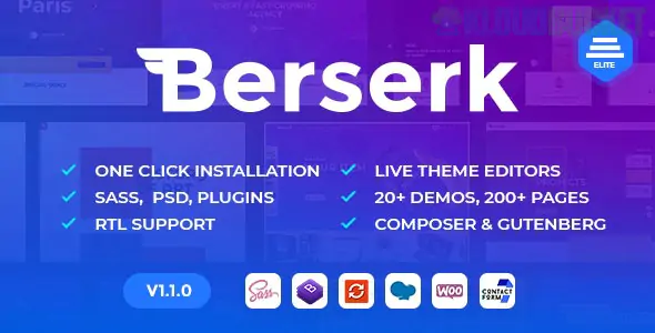 Berserk - Business Portfolio Blog Corporate eCommerce Shop WordPress Theme 1.2.5