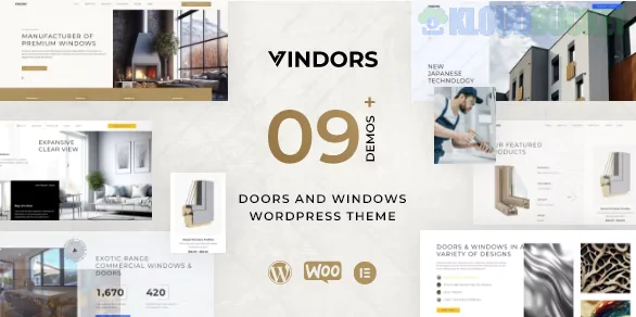 Vindors - Windows & Doors Company WordPress Theme 1.0.6
