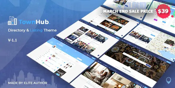 TownHub | Directory & Listing WordPress Theme 1.8.2