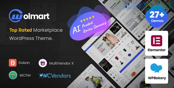 Wolmart Theme | Multi-Vendor Marketplace WooCommerce Theme 1.8.12