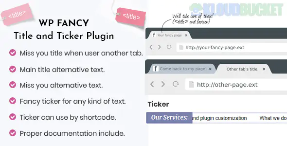 WP Fancy - Title and Ticker WordPress Plugin 1.8.0