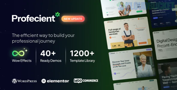 Profecient Theme | Multipurpose Elementor Business & WooCommerce WordPress Theme 1.1.2