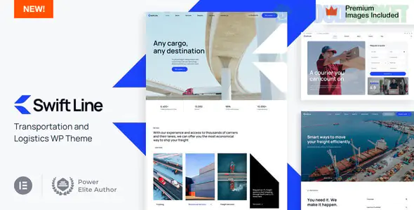 SwiftLine - Transportation Logistics WordPress Theme 1.5.3