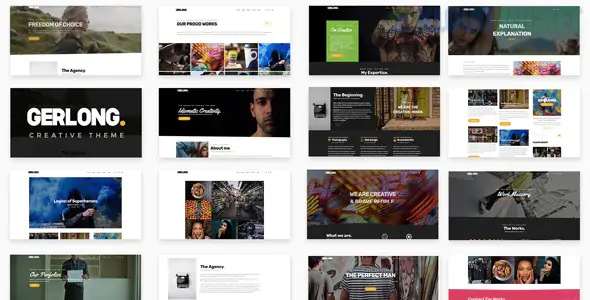 Gerlong - Responsive One Page & Multi Page Portfolio Theme 1.1.6