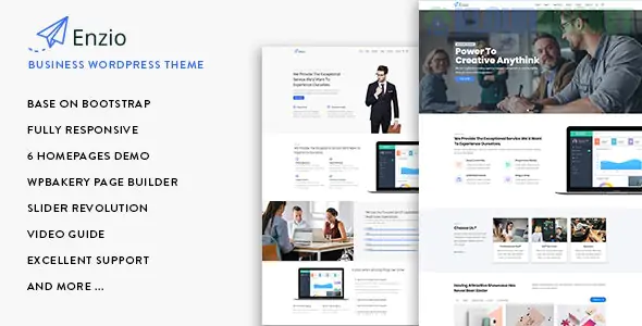 Enzio - Responsive Business WordPress Theme 1.2.3