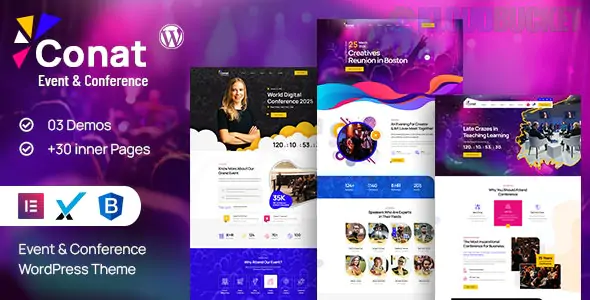 Conat | Event & Conference WordPress Theme + RTL Ready 1.2.4