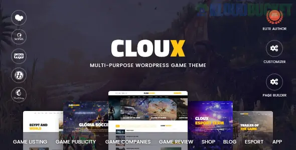 Cloux - Game & Gaming WordPress Theme 1.1.3
