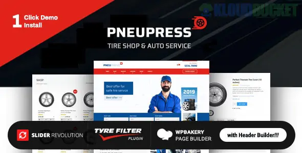 PneuPress - Tire Shop and Car Repair WordPress Theme 2.7.0
