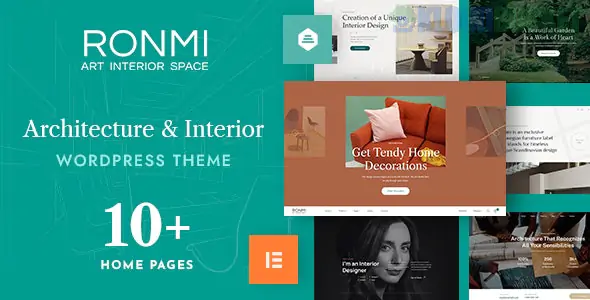 Ronmi - Architecture and Interior Design WordPress Theme 1.2.5