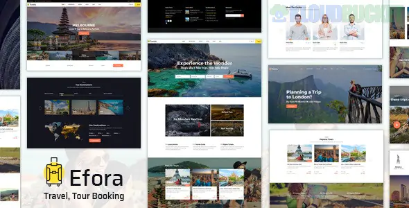 Efora - Travel, Tour Booking and Travel Agency WordPress Theme 2.0