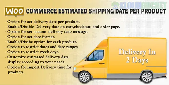 WooCommerce Estimated Delivery Or Shipping Date Per Product 5.5