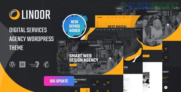 Linoor | Digital Agency Services WordPress Theme 1.8