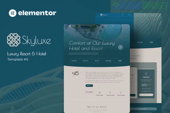 Skyluxe - Luxury Resort & Hotel Elementor Template Kit 1.1.1