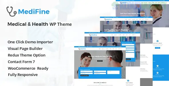 MediFine - Health and Medical WordPress Theme