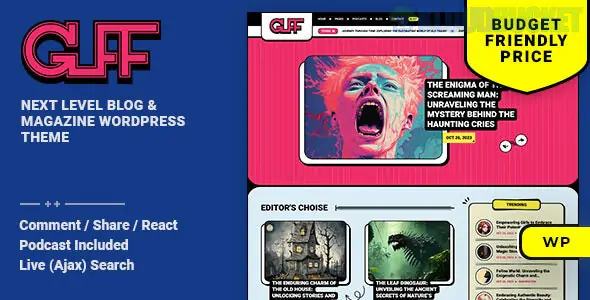 Guff - Blog & Magazine WordPress Theme 1.0.2