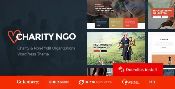 Charity NGO - Donation & Nonprofit Organization WordPress Theme 1.2.9