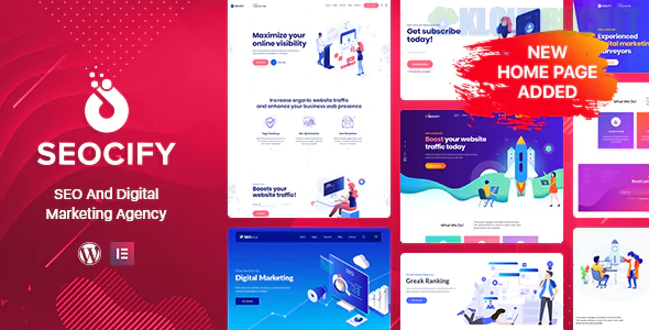 Seocify Theme SEO Digital Marketing Agency WordPress Theme 3.6